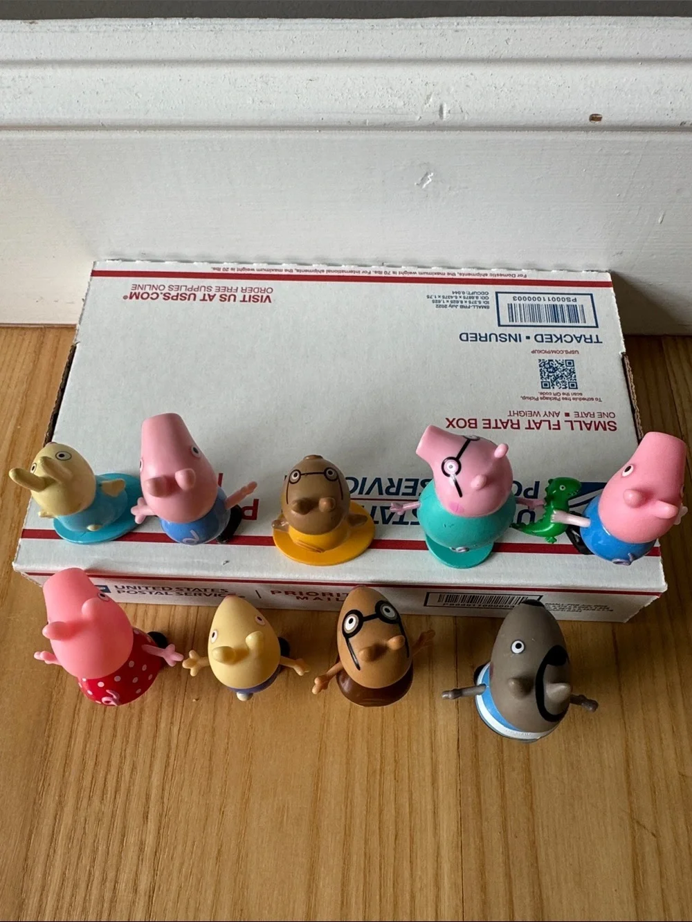 Peppa Pig Figure Lot Family Friends Suzy Sheep Rebecca Rabbit Toys Bundle